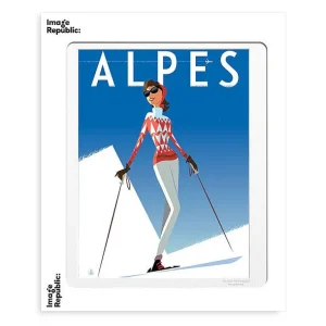 Affiche Monsieur Z - Alpes Fille Rouge-IMAGE REPUBLIC Best