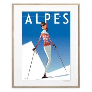 Affiche Monsieur Z - Alpes Fille Rouge-IMAGE REPUBLIC Best