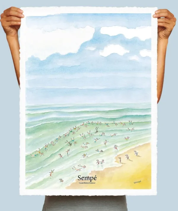 Affiche Sempe - Baignade-IMAGE REPUBLIC Best