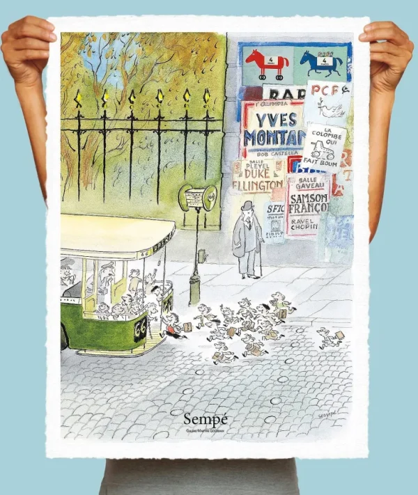 Affiche Sempe - Bus-IMAGE REPUBLIC Clearance