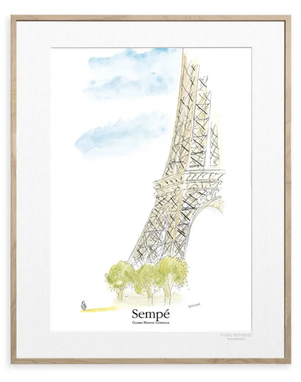 Affiche Sempe - Tour Eiffel-IMAGE REPUBLIC Cheap