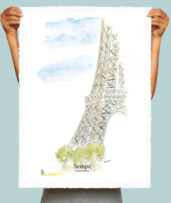 Affiche Sempe - Tour Eiffel-IMAGE REPUBLIC Cheap