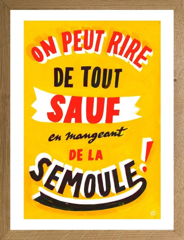 Affiche Toque Freres - Semoule-IMAGE REPUBLIC Flash Sale