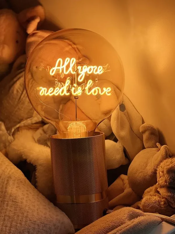 Ampoule All You Need Is Love / H 17 Cm-ELEMENTS LIGHTING New