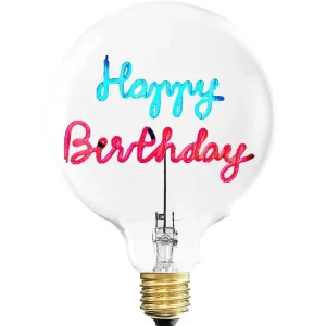 Ampoule Happy Birthday / H 17 Cm-ELEMENTS LIGHTING Shop