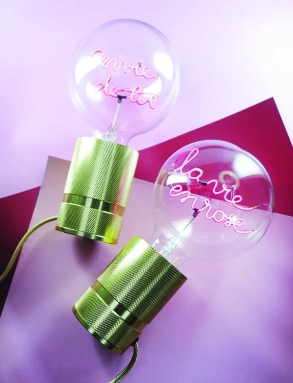 Ampoule La Vie En Rose / H 17 Cm-ELEMENTS LIGHTING Flash Sale