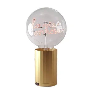 Ampoule La Vie En Rose Pour Socle Portable / H 17 Cm-ELEMENTS LIGHTING New