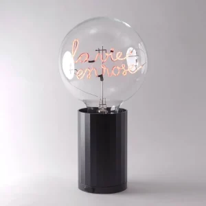 Ampoule La Vie En Rose Pour Socle Portable / H 17 Cm-ELEMENTS LIGHTING New