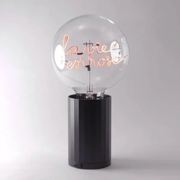 Ampoule La Vie En Rose Pour Socle Portable / H 17 Cm-ELEMENTS LIGHTING New
