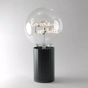 Ampoule La Vie Est Belle Pour Socle Portable / H 17 Cm-ELEMENTS LIGHTING Best Sale