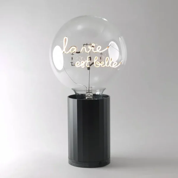 Ampoule La Vie Est Belle Pour Socle Portable / H 17 Cm-ELEMENTS LIGHTING Best Sale