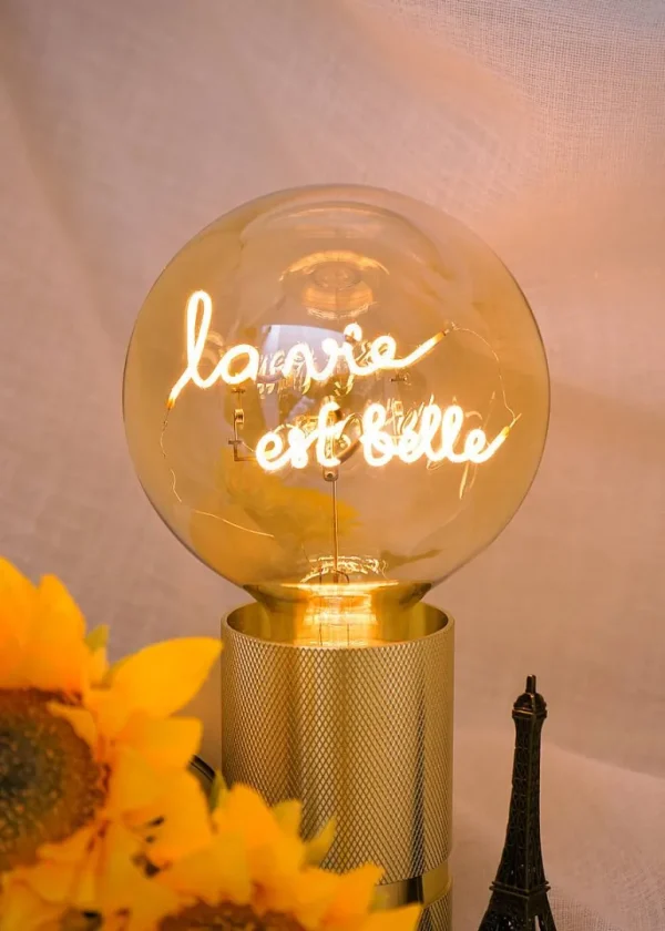 Ampoule La Vie Est Belle / H 17 Cm-ELEMENTS LIGHTING Fashion