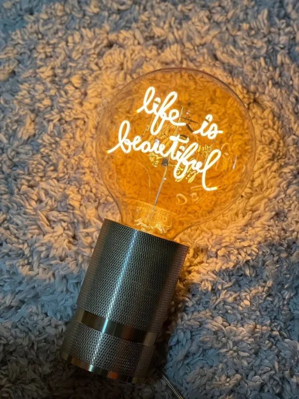 Ampoule Life Is Beautiful / H 17 Cm-ELEMENTS LIGHTING Online