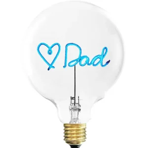 Ampoule Love Dad Bleu / H 17 Cm-ELEMENTS LIGHTING Cheap