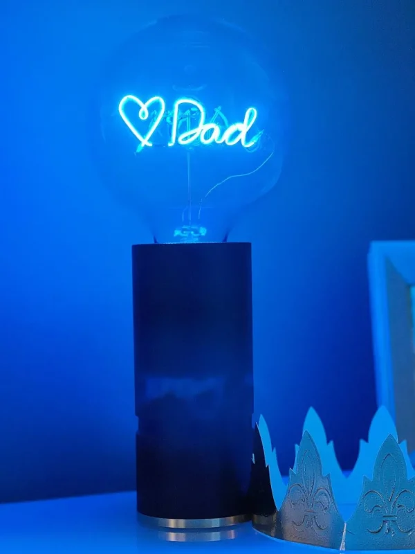 Ampoule Love Dad Bleu / H 17 Cm-ELEMENTS LIGHTING Cheap