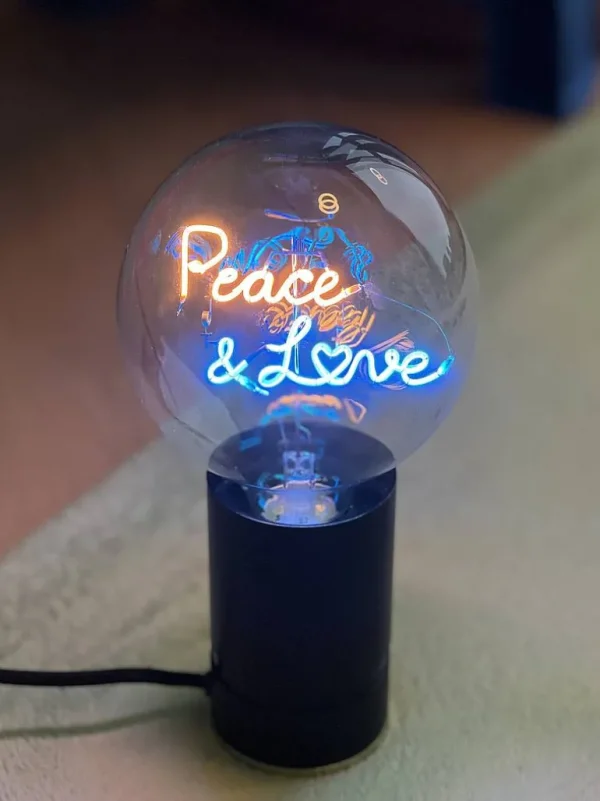 Ampoule Peace & Love / H 17 Cm-ELEMENTS LIGHTING Fashion