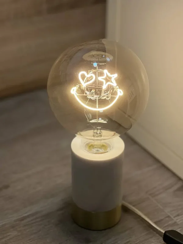 Ampoule Smiley Heart & Star Eyes / H 17 Cm-ELEMENTS LIGHTING Outlet