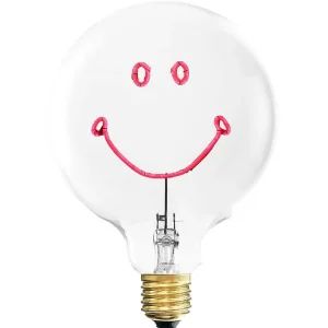 Ampoule Smiley Rouge / H 17 Cm-ELEMENTS LIGHTING New
