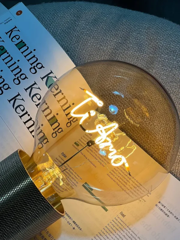 Ampoule Ti Amo / H 17 Cm-ELEMENTS LIGHTING Store