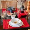 Assiette Creuse Melamine - Red Lipstick-RICE Cheap