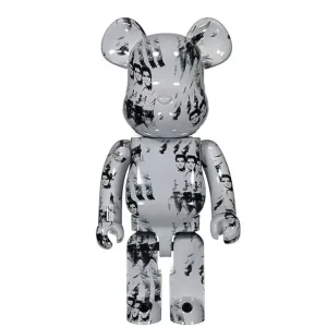 Bearbrick 1000% Andy Warhol X Elvis Presley - H 72 Cm-ARTOYZ Flash Sale