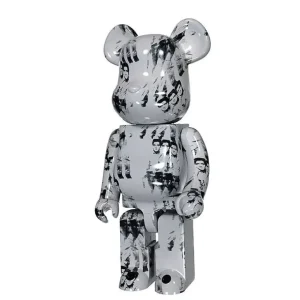 Bearbrick 1000% Andy Warhol X Elvis Presley - H 72 Cm-ARTOYZ Flash Sale