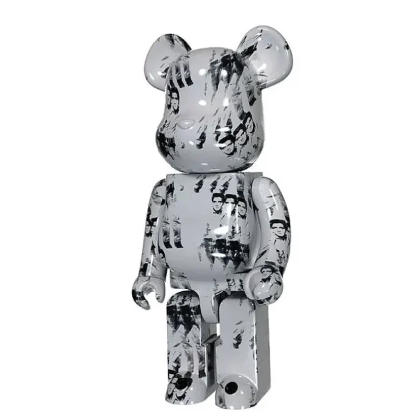 Bearbrick 1000% Andy Warhol X Elvis Presley - H 72 Cm-ARTOYZ Flash Sale