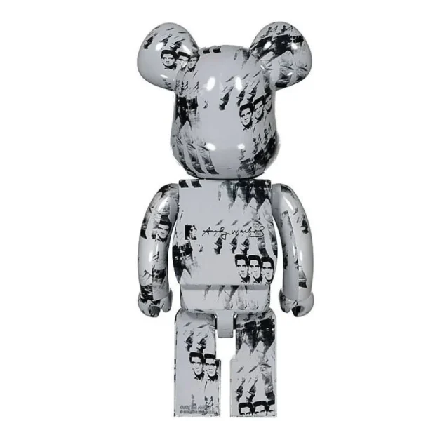 Bearbrick 1000% Andy Warhol X Elvis Presley - H 72 Cm-ARTOYZ Flash Sale