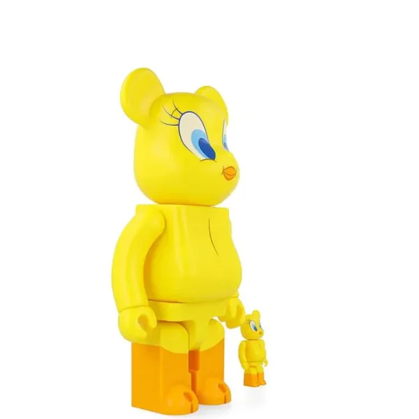 Bearbrick 400%+100% Looney Tunes Tweety - H 28Cm + 7 Cm-ARTOYZ New