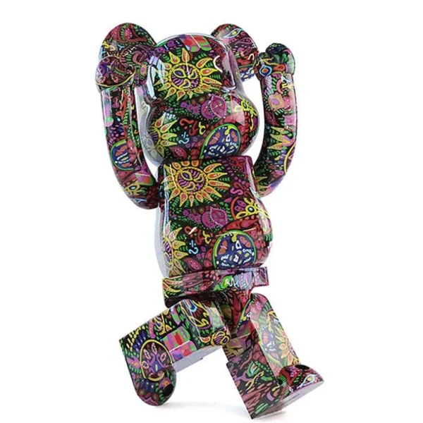Bearbrick 1000% Psychedelic Paisley-ARTOYZ Shop