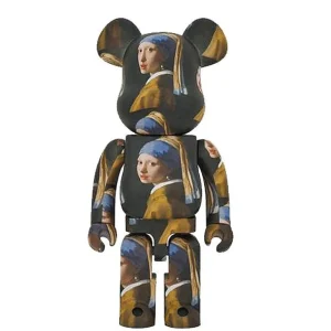 Bearbrick 1000% Vermeer - Girl With The Pearl Earring-ARTOYZ Outlet