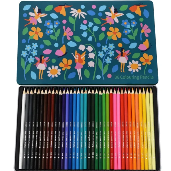 Boite 36 Crayons De Couleurs - Fairies-REX Cheap