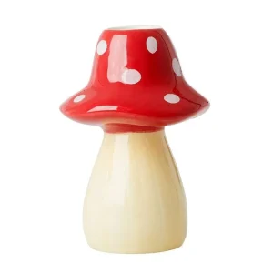 Bougeoir Champignon H.12 Cm-RICE Discount