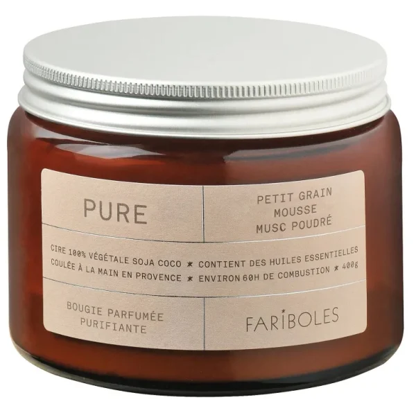 Bougie Parfumee 400G - Pure-FARIBOLES Fashion