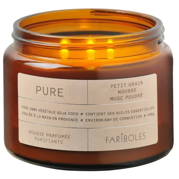 Bougie Parfumee 400G - Pure-FARIBOLES Fashion