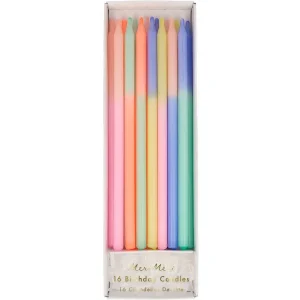 16 Bougies Anniversaire - Color Block Multi-MERI MERI Hot