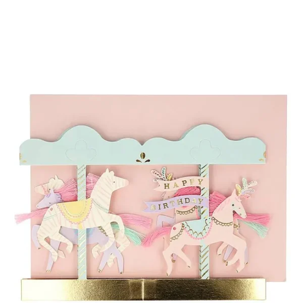 Carte Happy Birthday - Carrousel-MERI MERI Fashion