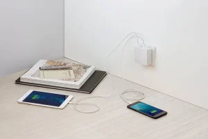 Chargeur Hide De Table Mini Plus - Blanc-USBEPOWER Store