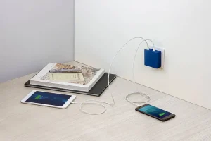 Chargeur Hide De Table Mini Plus - Bleu-USBEPOWER Best Sale