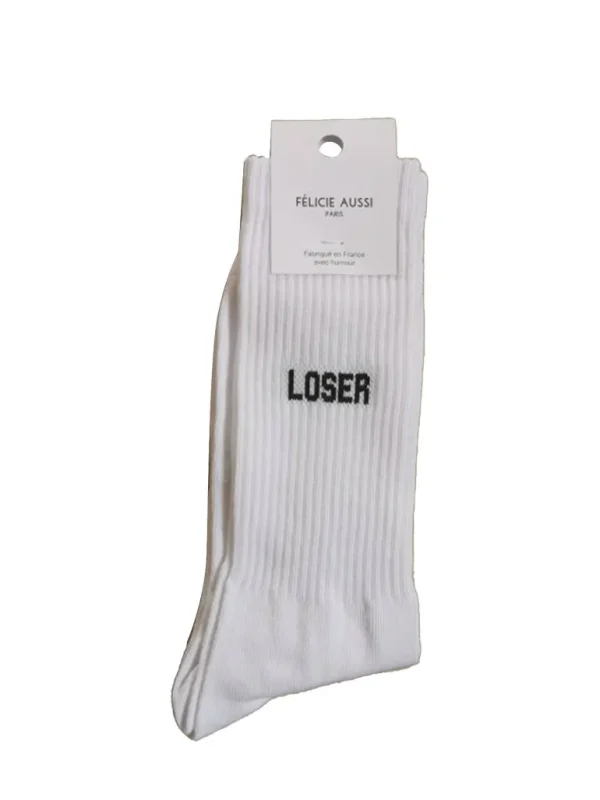 Chaussettes - Loser Blanc 40/45-FÉLICIE AUSSI Cheap