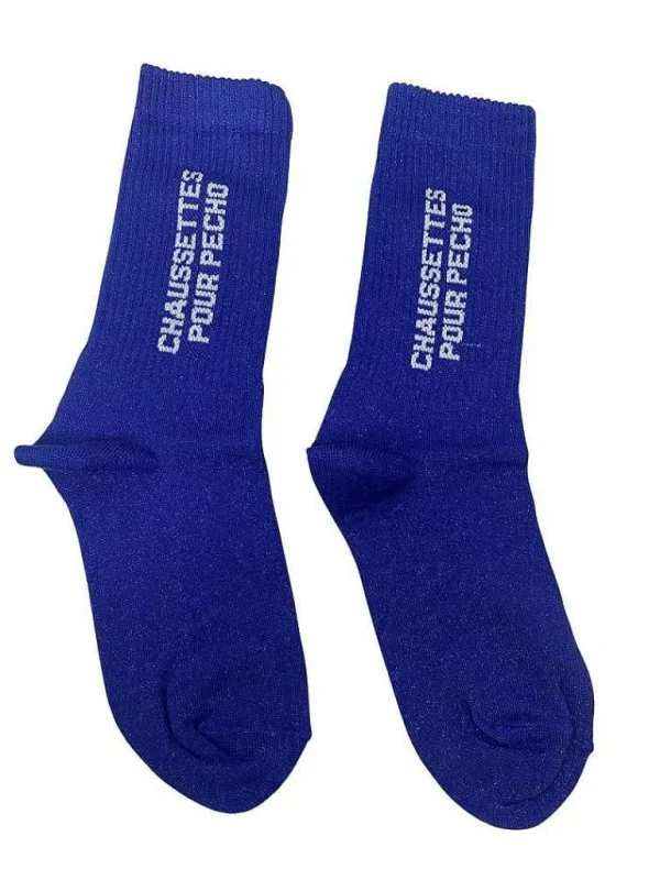 Chaussettes Paillettes - Pecho Bleu 36/40-FÉLICIE AUSSI Cheap