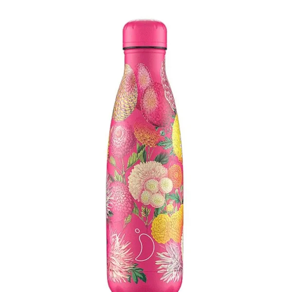 Chilly'S Bouteille Isotherme 500 Ml - Floral Pink Pompoms-CHILLY S Best Sale