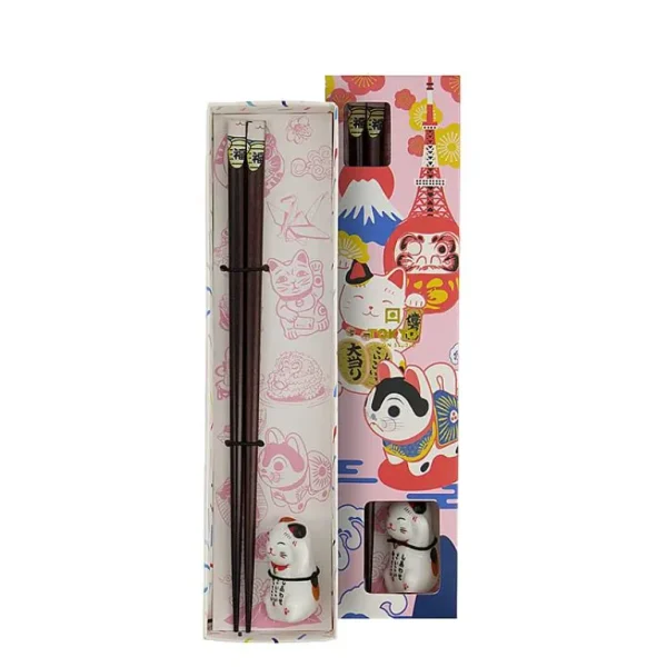 Coffret Baguettes Lucky Cat-CNB TOKYO DESIGN Shop