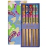 Coffret De 5 Baguettes - Blue Lotus-CNB TOKYO DESIGN Discount