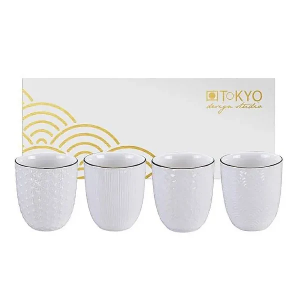 Coffret De 4 Tasses A The - Nippon Blanc-CNB TOKYO DESIGN Shop