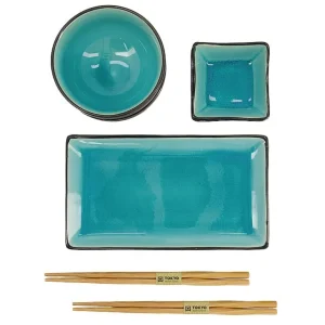 Coffret Sushis Glassy - Turquoise-CNB TOKYO DESIGN Cheap
