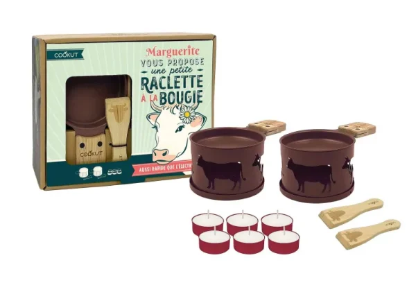 Raclette A La Bougie Pour 2 Serie Limitee - Vache-COOKUT Store