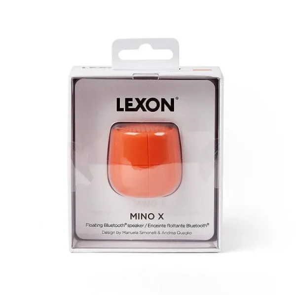 Enceinte Bluetooth Etanche Mino X - Orange-LEXON Hot