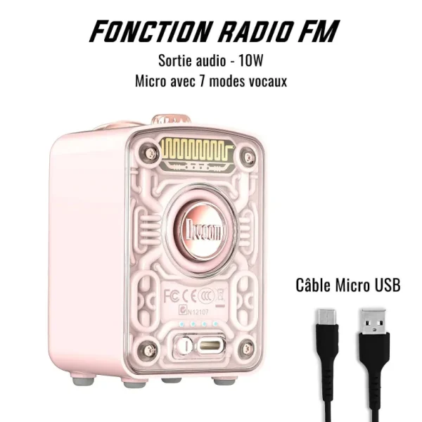 Enceinte Ditoo Mic - Rose-RESET CLUB Best