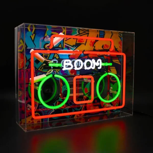Enseigne Neon - Boom Box-BERGERS BELGIUM Store